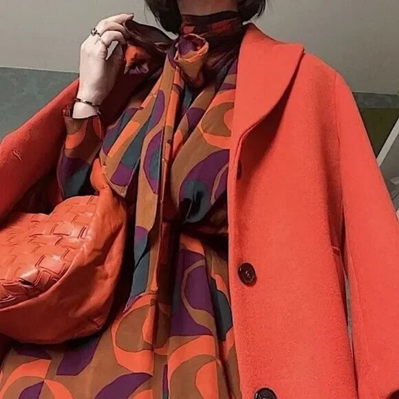 NWT ZARA PRINTED MIDI DRESS size S - Picture 5 of 7